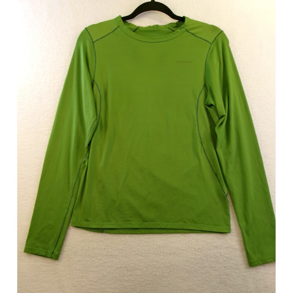 Patagonia Capilene 1 Top Womens S Green Long Sleeve Base Layer 45620